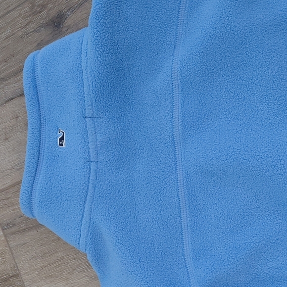Vineyard Vines light blue fleece vest sz medium fits like large great condition - Picture 6 of 6